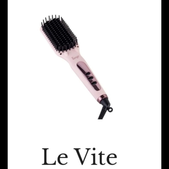 NIB BLACK LEVITE STRAIGHTNER BRUSH BY LANGE - Picture 1 of 1